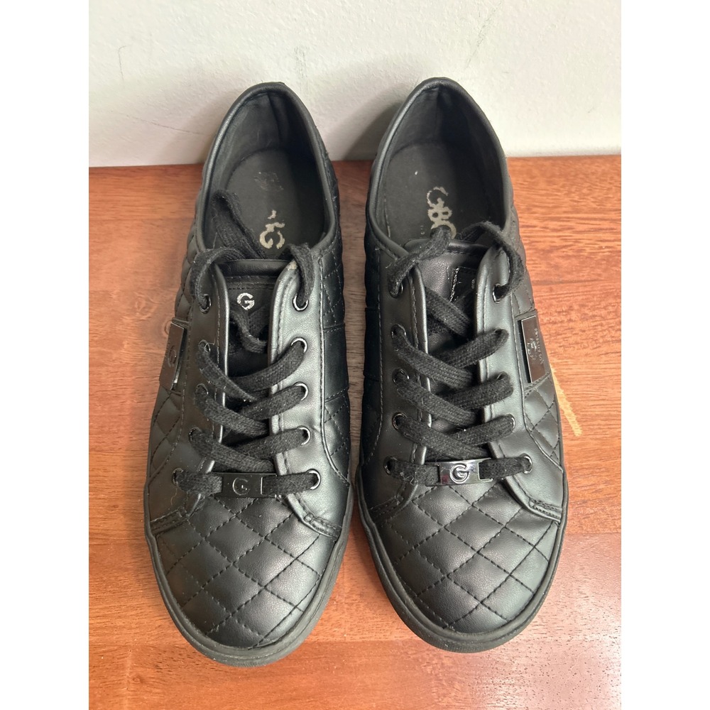 GBG Los Angeles Black Quilted Sneakers Womens 9.5M GGBACKER2-R